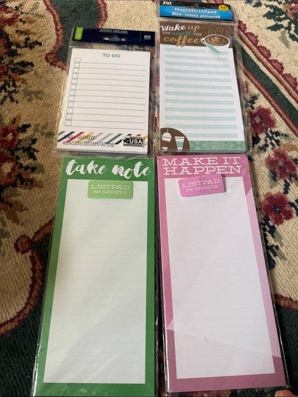 Miscellaneous note pads